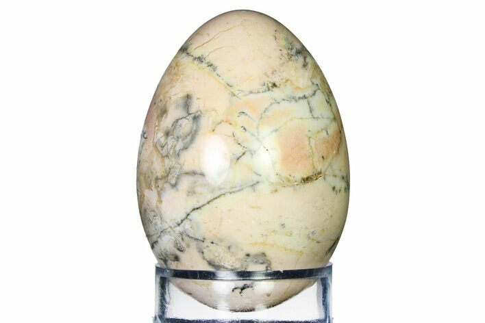 Polished Pink Marble Egg - Philippines #322451